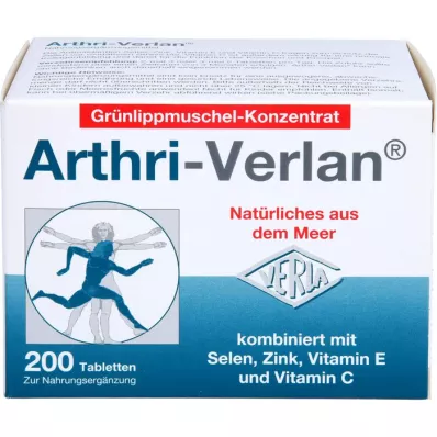 ARTHRI-VERLAN ako doplnok stravy Tablety, 200 kapsúl