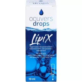 OCUVERS kvapky LipiX očné kvapky, 10 ml