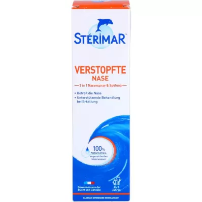 STERIMAR Nosový sprej na upchatý nos, 100 ml