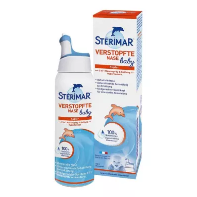 STÉRIMAR Detský nosový sprej na upchatý nos 2 v 1 &amp; Výplach, 100 ml