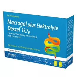 MACROGOL plus Elektrolyty Dexcel 13,7 g PLE, 10 ks