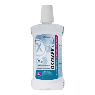 Miradent Oxysafe Active ústna voda s aktívnym kyslíkom, 500 ml Miradent Oxysafe Active ústna voda s aktívnym kyslíkom, 500 ml