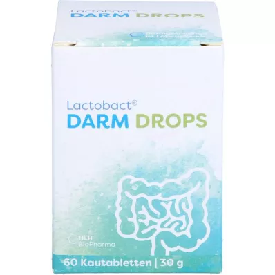 LACTOBACT DARM DROPS Žuvacie tablety, 60 ks