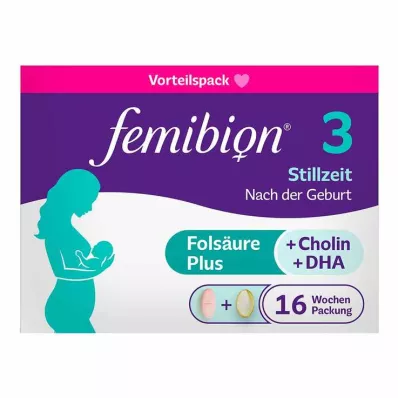 Femibion 3 kombinované balenie na dojčenie, 2x112 ks
