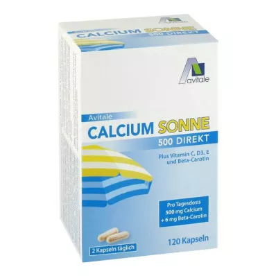Calcium Sun 500 kapsúl, 120 kusov Calcium Sun 500 kapsúl, 120 kusov