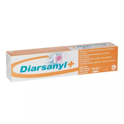Doplnok stravy Diarsanyl Plus injekčné krmivo pre žriebä / teľa, 60 ml Doplnok stravy Diarsanyl Plus injekčné krmivo pre žriebä / teľa, 60 ml