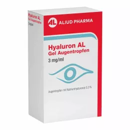 HYALURON AL Gélové očné kvapky 3 mg/ml, 2X10 ml