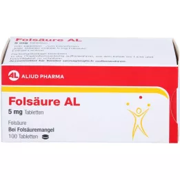 FOLSÄURE AL 5 mg tablety, 100 ks