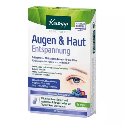 Kapsule na uvoľnenie pokožky Kneipp Eyes &amp; (30 kusov)