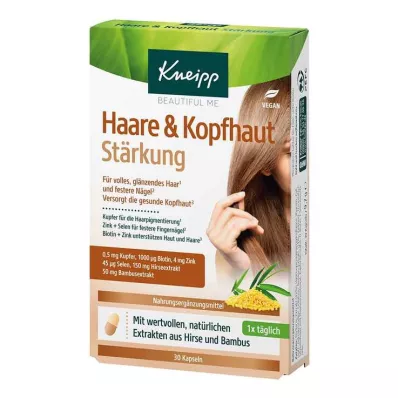 Kneipp Hair &amp; Kapsule na posilnenie vlasovej pokožky, 30 ks