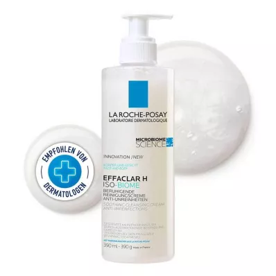 La Roche Posay Effaclar H Iso-Biome čistiaci krém, 390 ml
