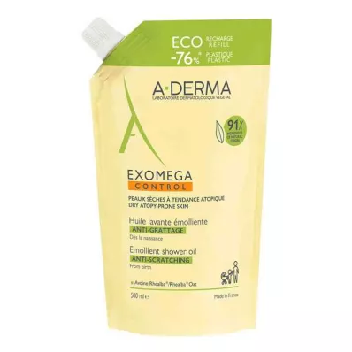 A-derma Exomega Control náplň do sprchového oleja (500 ml) A-derma Exomega Control náplň do sprchového oleja (500 ml)