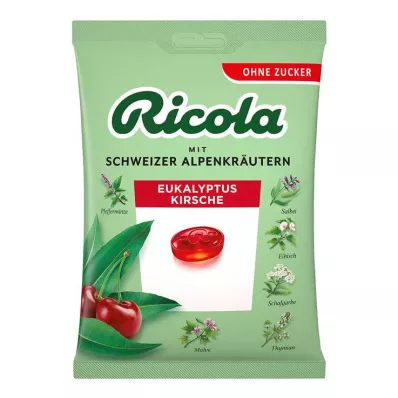 Ricola vrecko eukalyptových čerešňových sladkostí bez cukru, 75 g Ricola vrecko eukalyptových čerešňových sladkostí bez cukru, 75 g