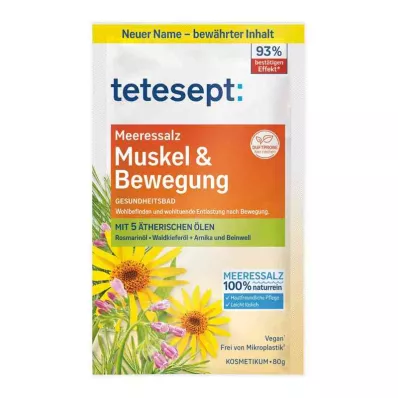 Pohyb Tetesept Morská soľ & (80 g) Pohyb Tetesept Morská soľ & (80 g)