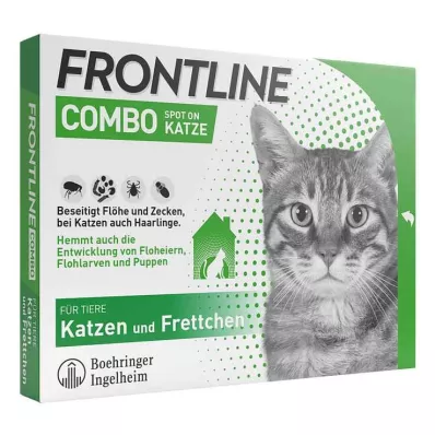 FRONTLINE Combo Spot on cat roztok na aplikáciu na kožu, 3 ks