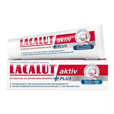 Lacalut Aktiv Plus zubná pasta, 75 ml