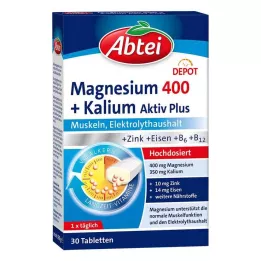 ABTEI Horčík 400+draslík, 30 kapsúl