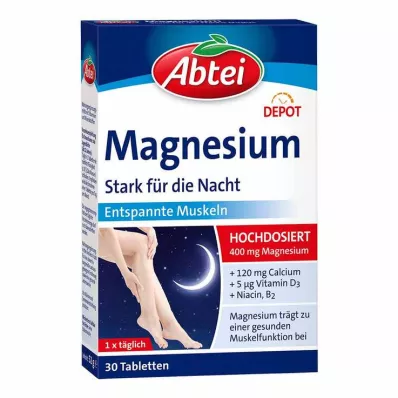 Abbey Magnesium Strong for the Night Depot Tablets, 30 ks Abbey Magnesium Strong for the Night Depot Tablets, 30 ks