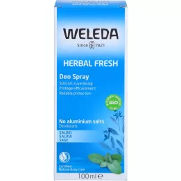 WELEDA Herbal Fresh Deo Spray Šalvia, 100 ml
