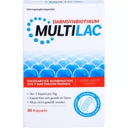 MULTILAC Črevné synbiotické kapsuly s enterickým obalom, 30 ks