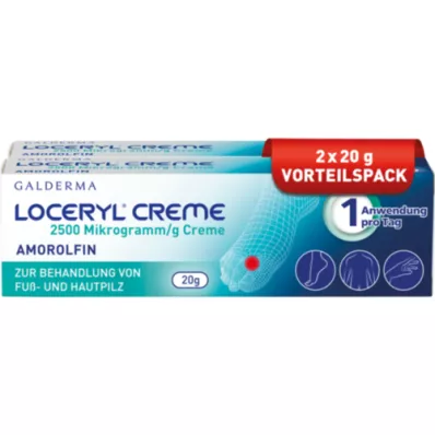 LOCERYL Krém, 2x20 g