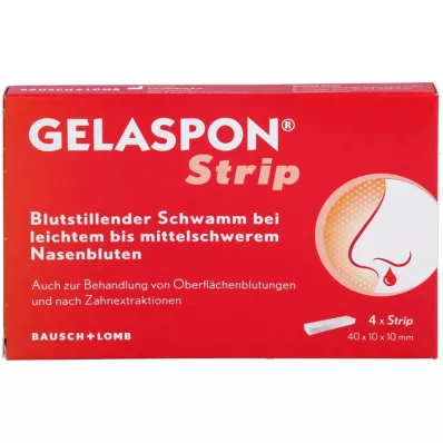 GELASPON Želatínová špongia 1x1x4 cm, 4 ks