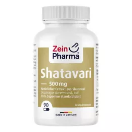 SHATAVARI Extrakt 20 % 500 mg kapsuly, 90 ks