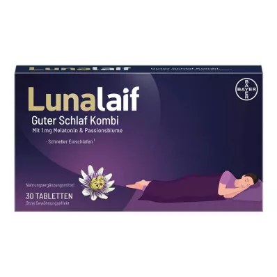 Lunalaif kombinované tablety na dobrý spánok, 30 ks Lunalaif kombinované tablety na dobrý spánok, 30 ks