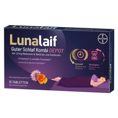 LUNALAIF Tablety Good Sleep Combi Depot, 15 ks