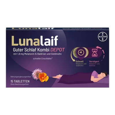 Lunalaif Good Sleep Combi Depot Tablets, 15 ks