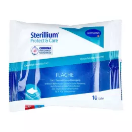 STERILLIUM Protect & Care povrchové dezinfekčné obrúsky, 10 ks