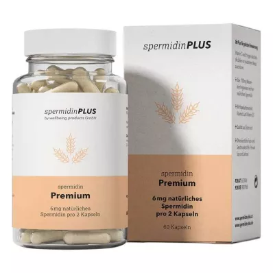 SPERMIDINPLUS Kapsule Premium, 60 kapsúl SPERMIDINPLUS Kapsule Premium, 60 kapsúl