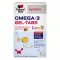 Doppelherz Omega-3 Gel-Tabs family Strawberry Citrus system, 60 ks