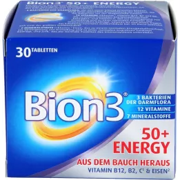 BION3 50+ Energetické tablety, 30 kapsúl