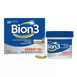 BION3 50+ Energetické tablety, 30 kapsúl