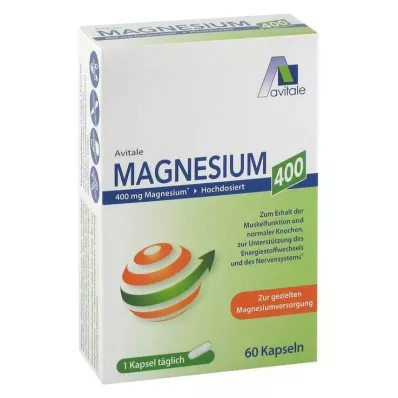 MAGNESIUM 400 mg kapsuly, 60 ks