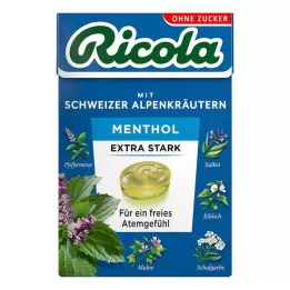 RICOLA o.Z.Box Mentolové extra silné cukríky, 50 g