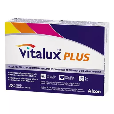 Vitalux Plus kapsuly, 28 ks