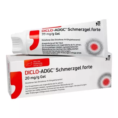 DICLO-ADGC® gél proti bolesti forte 20 mg/g, 100 g DICLO-ADGC® gél proti bolesti forte 20 mg/g, 100 g
