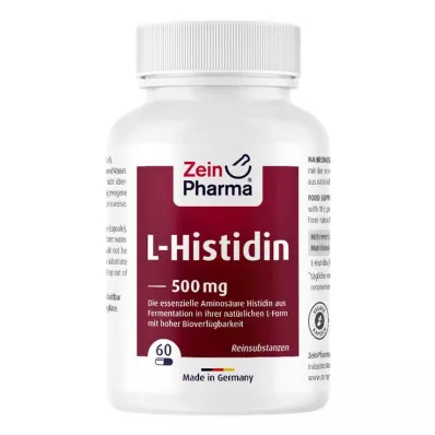 L-HISTIDIN 500 mg kapsuly, 60 ks