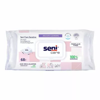 Seni® care sensitive vlhčené obrúsky, 68 ks Seni® care sensitive vlhčené obrúsky, 68 ks