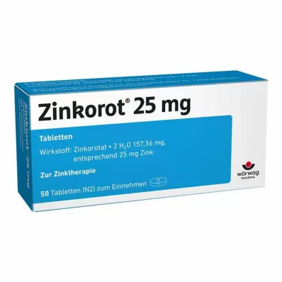 Zinkorot 25 mg tablety s vysokou dávkou zinku, 50 ks Zinkorot 25 mg tablety s vysokou dávkou zinku, 50 ks