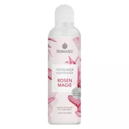 DERMASEL Sprchová pena z Mŕtveho mora Rose Magic, 200 ml