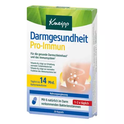 Kneippove proimunitné kapsuly pre zdravie čriev (20 kusov)