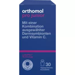 ORTHOMOL pro junior žuvacie tablety, 30 ks