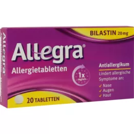 ALLEGRA Alergické tablety 20 mg, 20 ks