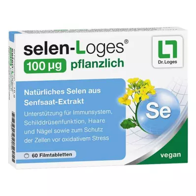 Selenium-loges 100 µg rastlinné filmom obalené tablety (60 kusov)