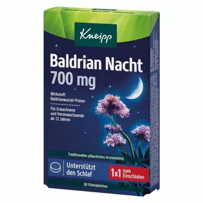 Kneipp Valerijská noc 700 mg filmom obalené tablety, 30 ks Kneipp Valerijská noc 700 mg filmom obalené tablety, 30 ks