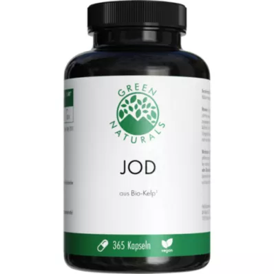 GREEN NATURALS Jód z organickej morskej riasy 200 μg kapsúl, 365 ks