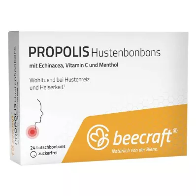 Beecraft Propolis sladkosti proti kašľu, 24 ks Beecraft Propolis sladkosti proti kašľu, 24 ks